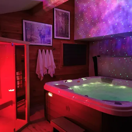 Le Du Pere Michel, Jacuzzi, Sauna, Jardin Chalet *