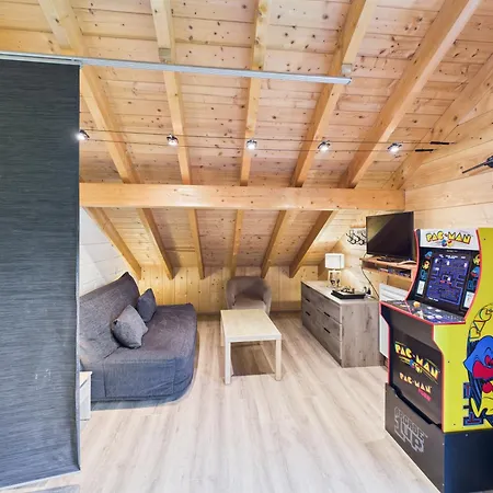 Le Du Pere Michel, Jacuzzi, Sauna, Jardin Horská chata *