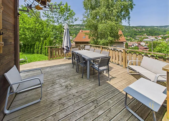 Chalet Le Du Père Michel, Jacuzzi, Sauna, Jardin La Bresse