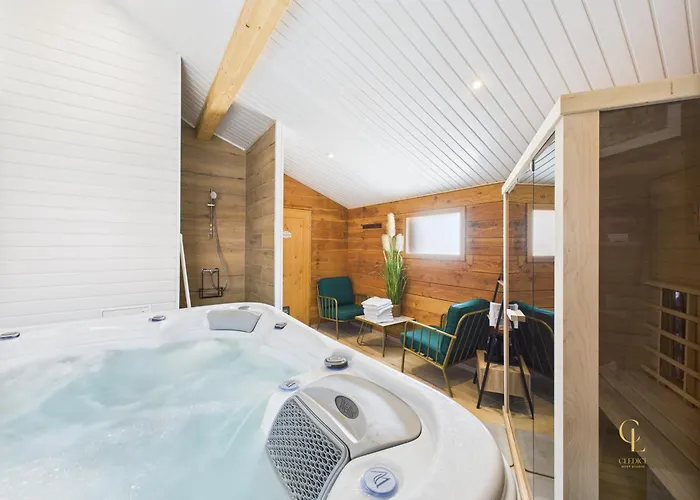 Chalet Le Du Père Michel, Jacuzzi, Sauna, Jardin